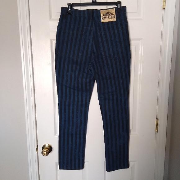 Marc Jacobs high rise vertical stripe skinny jean - Picture 3 of 12
